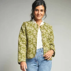 Veste matelassée imprimée