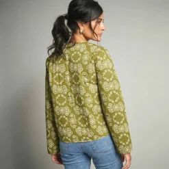 Veste matelassée imprimée
