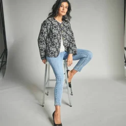Veste matelassée imprimée