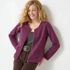 Veste matelassée zippée