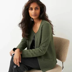 Veste matelassée zippée