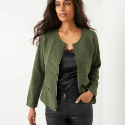 Veste matelassée zippée