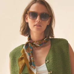 Veste sans manches, maille bouclette