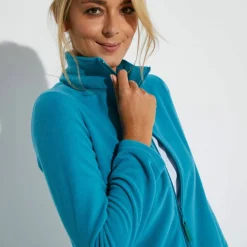 Veste zippée maille polaire, manches longues