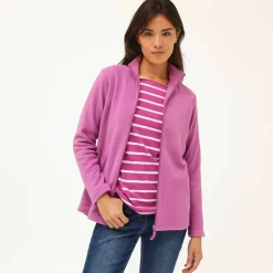Veste zippée maille polaire, manches longues
