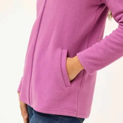 Veste zippée maille polaire, manches longues