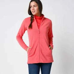 Veste zippée maille polaire, manches longues
