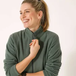 Veste zippée maille polaire, manches longues