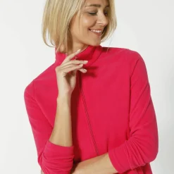 Veste zippée maille polaire, manches longues