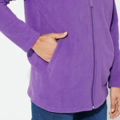 Veste zippée maille polaire, manches longues