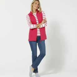 Veste zippée maille polaire, sans manches