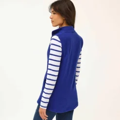 Veste zippée maille polaire, sans manches